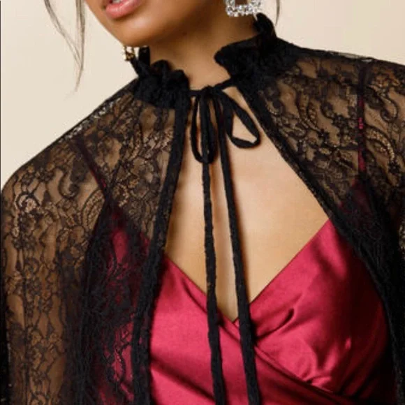 COPY - Women's Necktie Cape - Picture 4 of 4